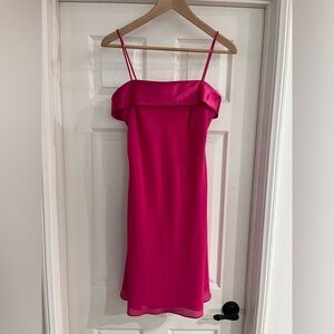 Niki Livas Hot Pink Mini Dress size 4